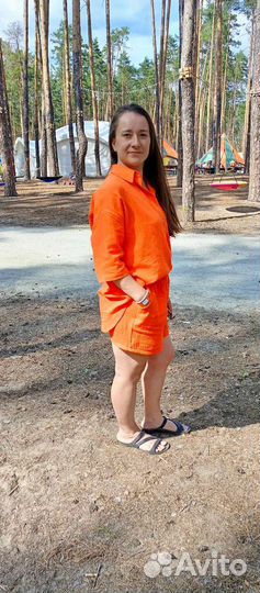 Муслиновый костюм женский