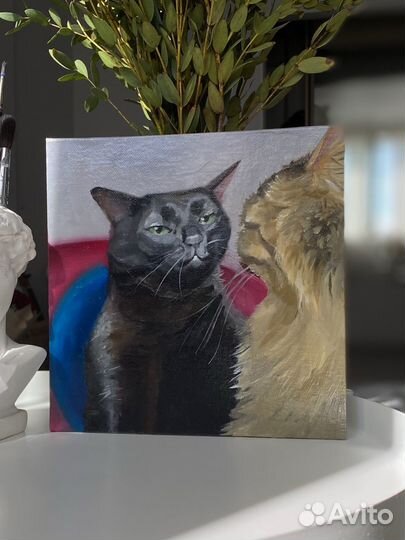 Картина кот