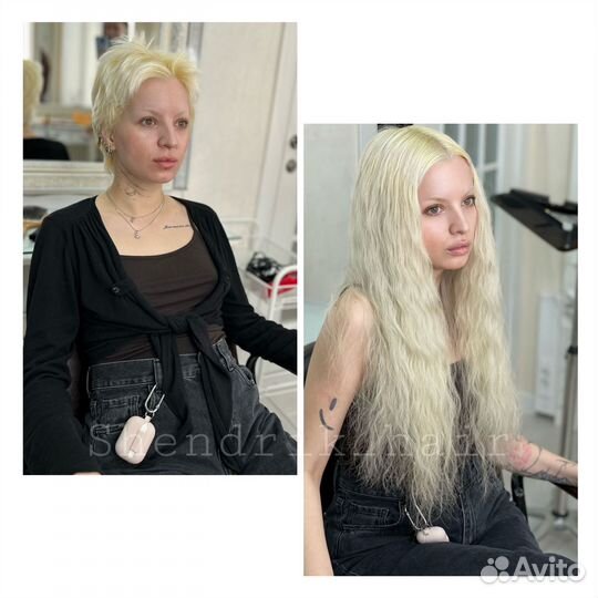 Наращивание волос. Микрокапсулы. Волосы+работа