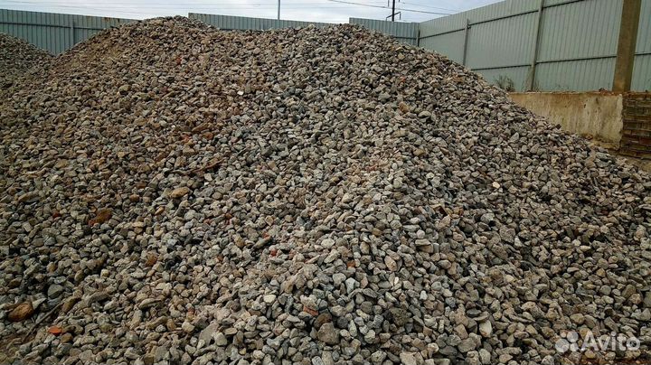 Щебень вторичный в наличии