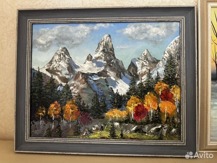 Картина акрилом на холсте