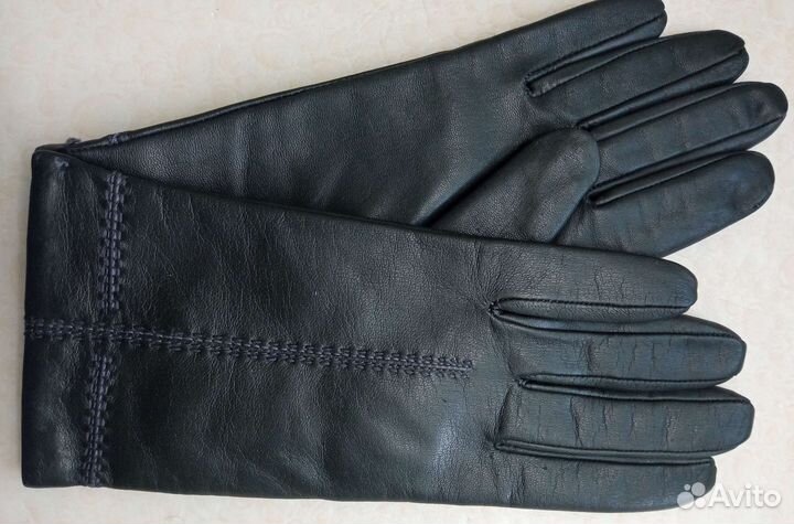Перчатки женские новые, натур. кожа