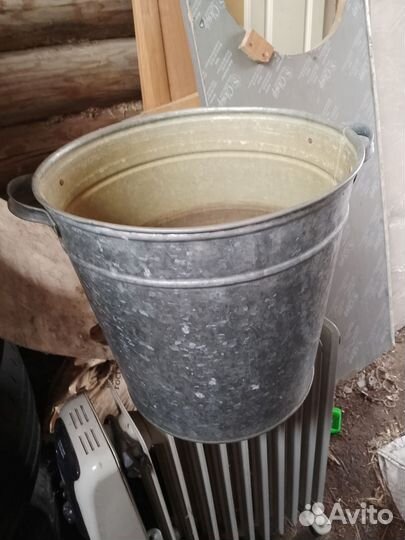 Бак и таз оцинкованный
