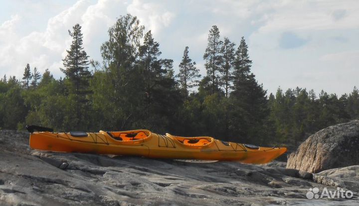 Морской каяк DUO аренда, прокат (байдарка)