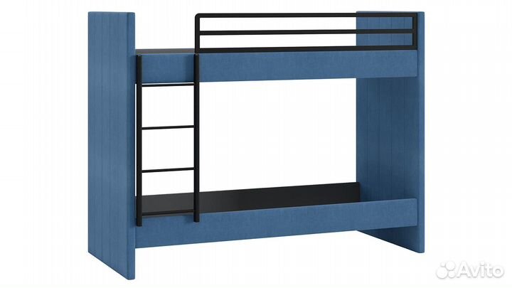 Кровать двухъярусная с мягкой обивкой «Дарси»