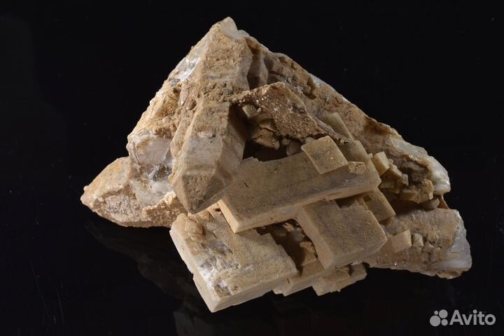 Друза кристаллов. Кварц, кальцит. Лот №587