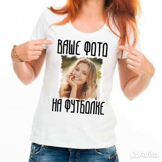 Фото печать на футболках
