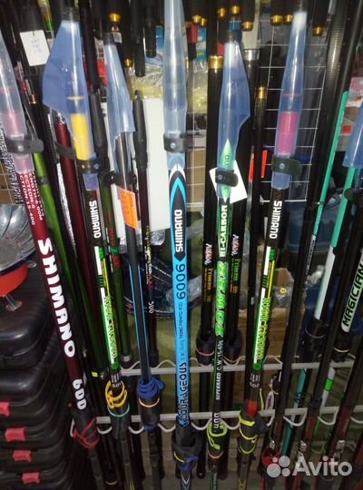 Удочки Шимано с кольцами