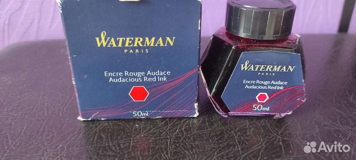 Чернила для перьевой ручки waterman