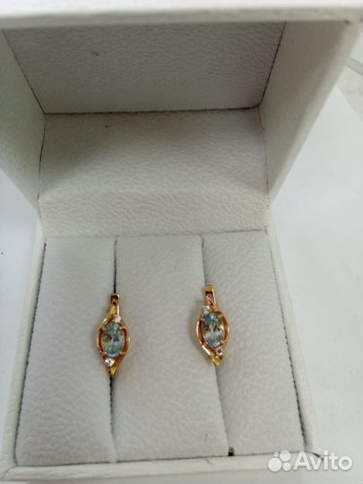 Золотые серьги