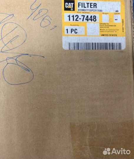 Фильтр воздушный (кабины ) cat320d