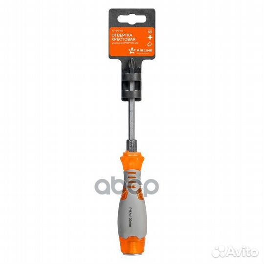 Отвертка крестовая усиленная под ключ магнитная