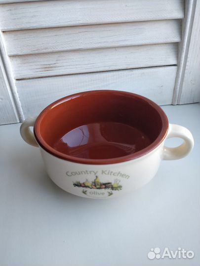 Бульонница с ручками