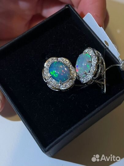 Серьги с Опалом