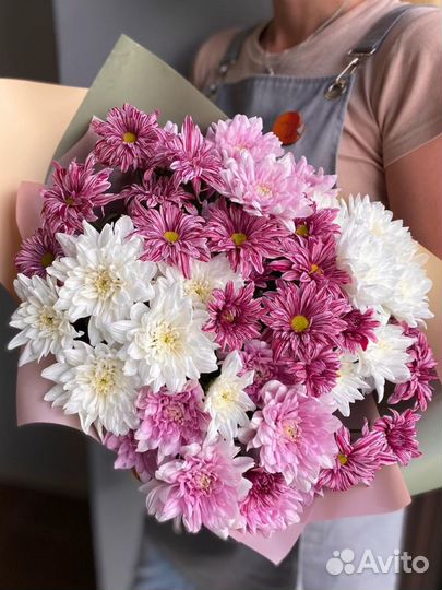 Букет из хризантем