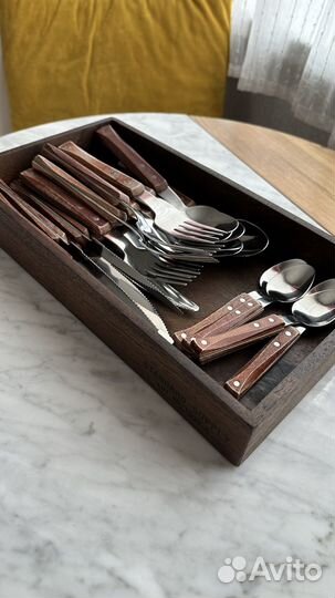 Набор столовых приборов IKEA + поднос hm home