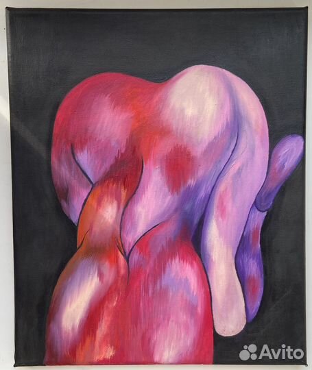 Картина маслом «Чувственность 2.0». Тело ню