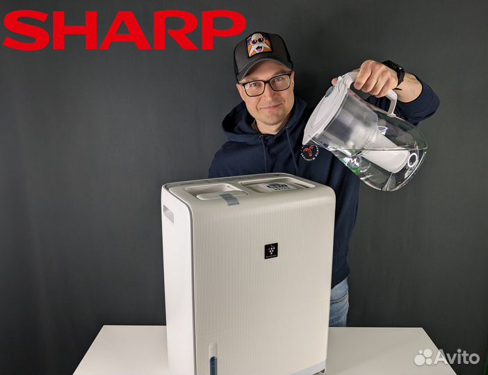 Мощный увлажнитель воздуха Sharp HV R120-W