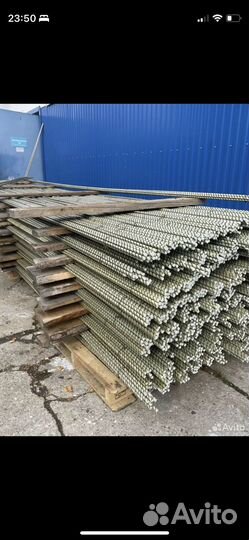 Композитная арматура 8,10,12,14 мм в хлыстах