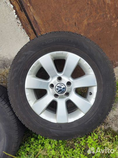 Колеса Тигуан r16 с зимней резиной