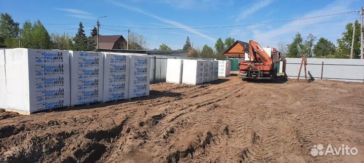 Газобетонный блок 600 250 200 bonolit