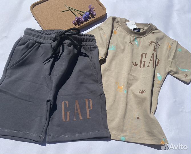 Костюм летний на мальчика футболка шорты