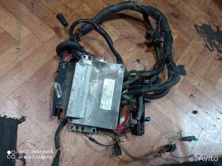 Праводка жгут с мозгами на ваз