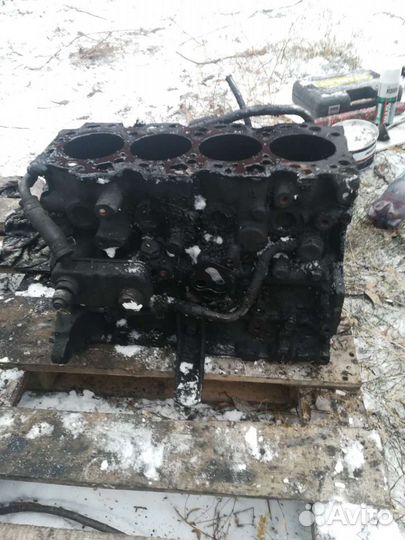 Блок цилиндров двигателя 2c Тойота