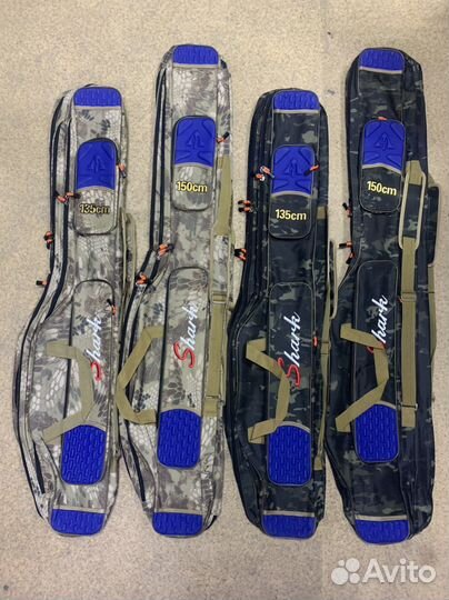 Чехол Полу Жесткий Для Спининги 135см с 3 Секции