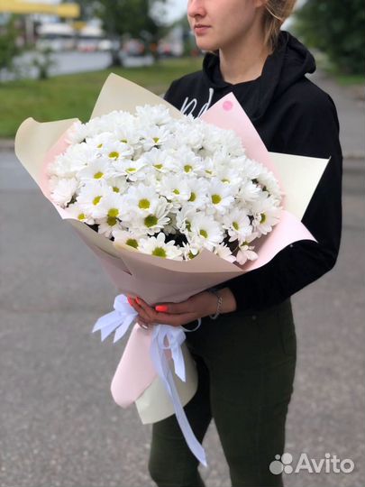 Ромашки хризантемы цветы розы букеты