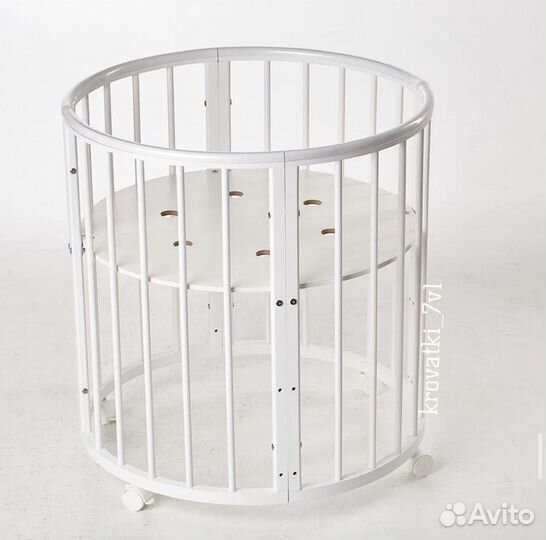 Детская кроватка трансформер с маятником