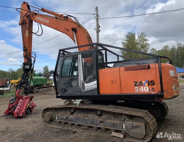 Гусеничный Харвестер Hitachi +голова Waratah