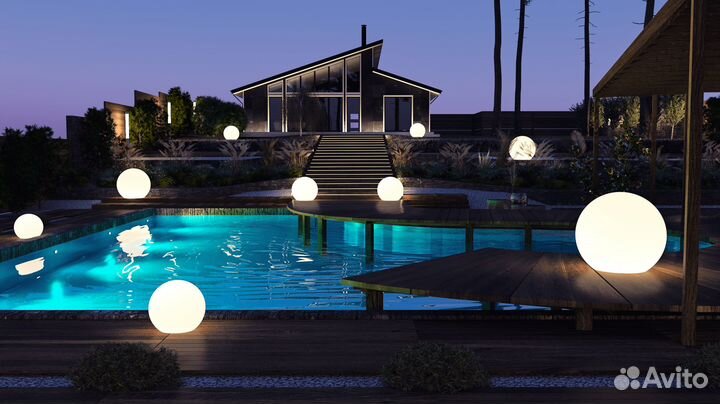 Светильник для ландшафтного освещения orby