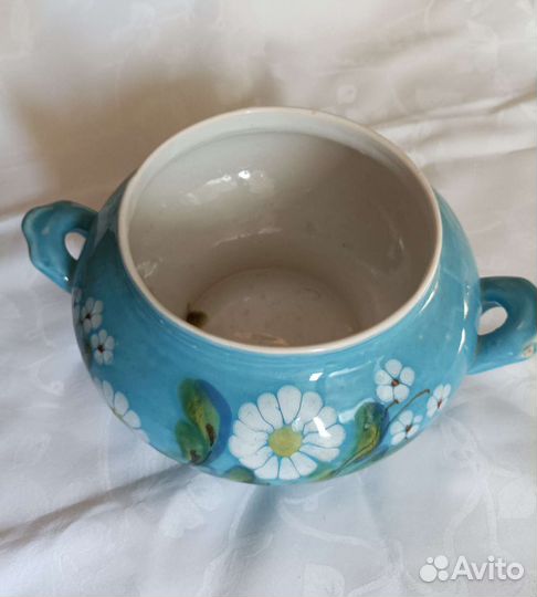 Супница керамика СССР горшок соусник керамический