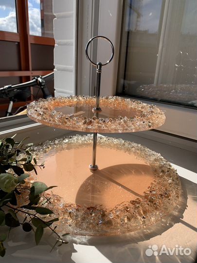 Этажерка фруктовница из эпоксидной смолы