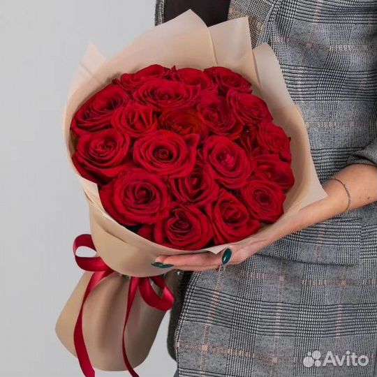 Букет из красных роз