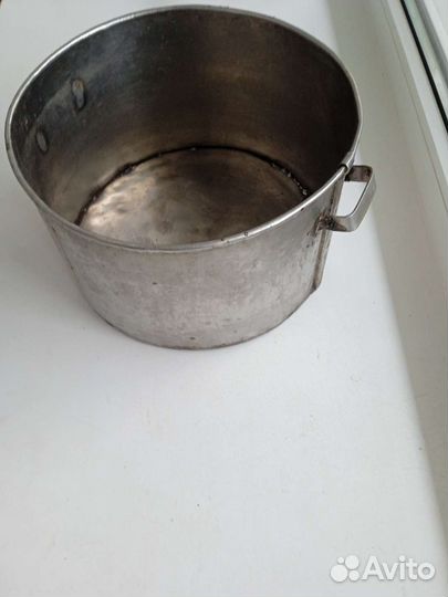 Кастрюля стальная на 7 л