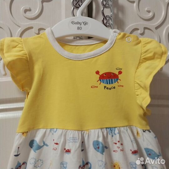 Вещи пакетом на девочку 80 86