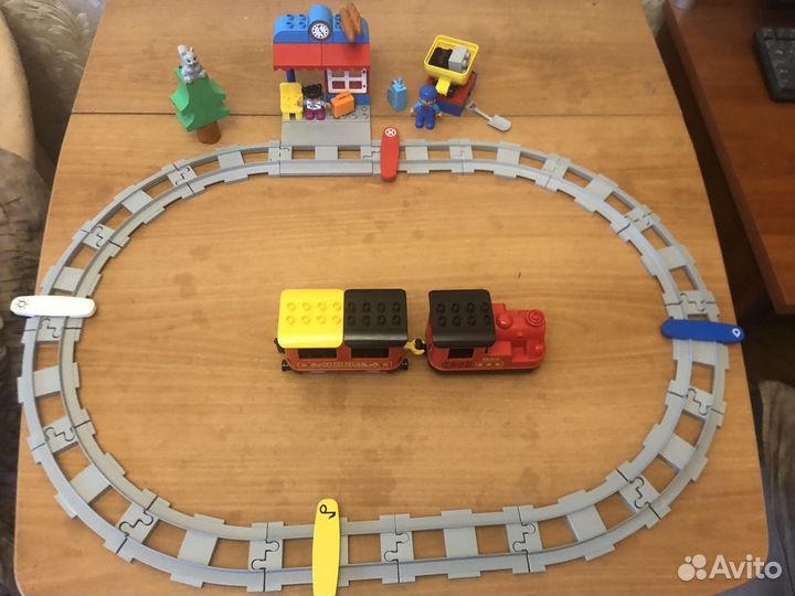 Lego duplo поезд на паровой тяге