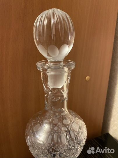 Штофы и графины-хрусталь