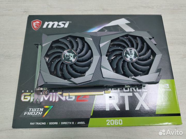 Видеокарта MSI RTX 2060 gaming Z 6Gb