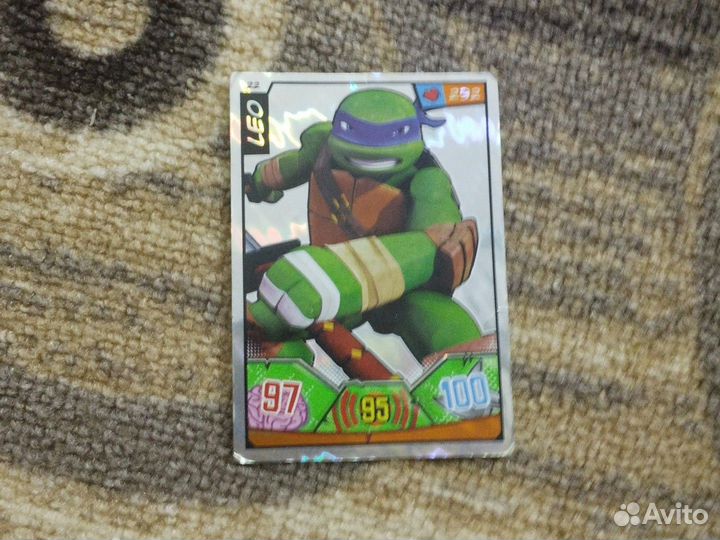 Карточки черепашки ниндзя 2014г Nickelodeon