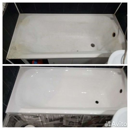 Реставрация ванн жидким акрилом