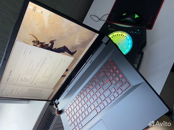 Игровой ноутбук msi rtx 3060 Katana