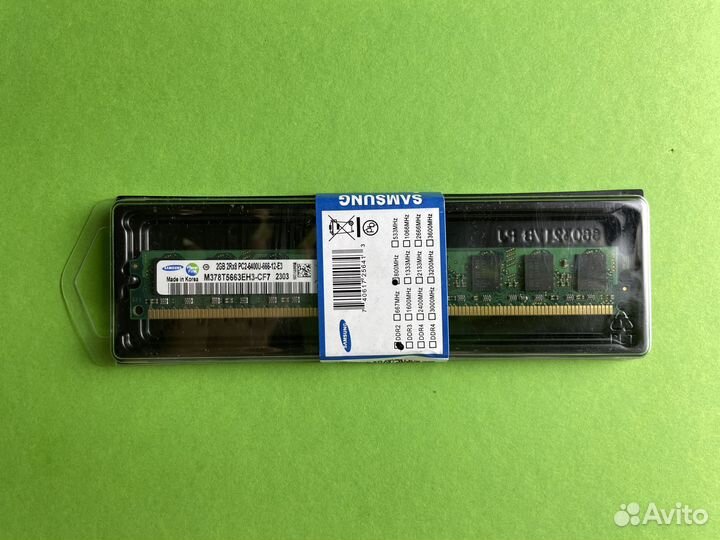 DDR2 2 GB 800 MHz Samsung dimm 2Rx8 для пк Новая