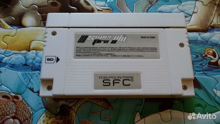 Флеш картридж для super nintendo super ufo pro 8