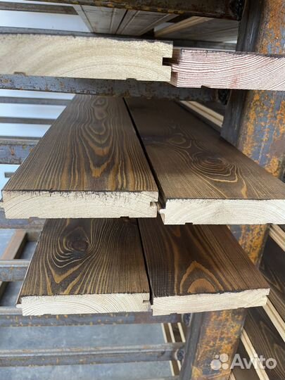 Половая доска лиственница окрашенная