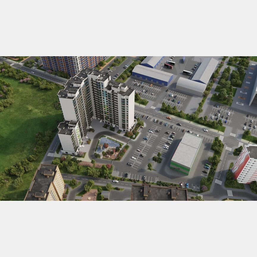 2-к. квартира, 57,8 м², 5/15 эт.