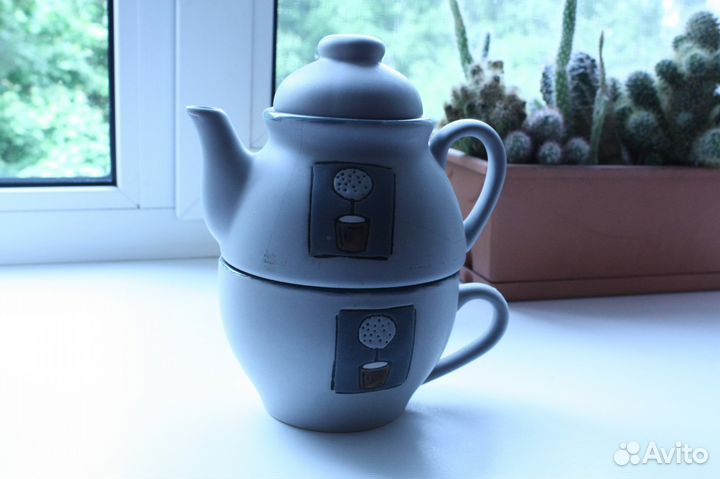 Посуда, стаканы, чайник и др