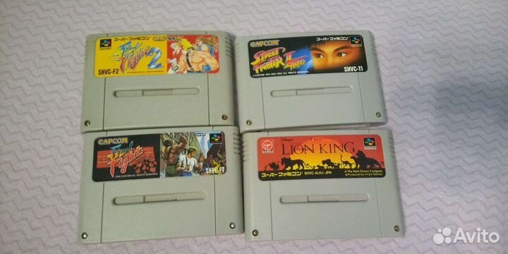 Картриджи для Super Famicom